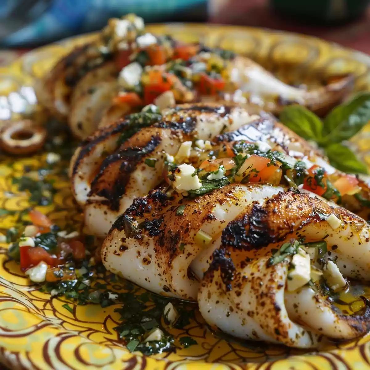 Greek stuffed squid bursting with flavor