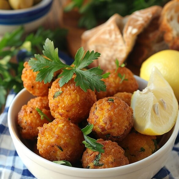 Crispy Greek tarama fritters: A coastal meze delight