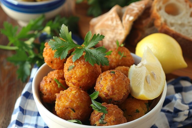 Crispy Greek tarama fritters: A coastal meze delight