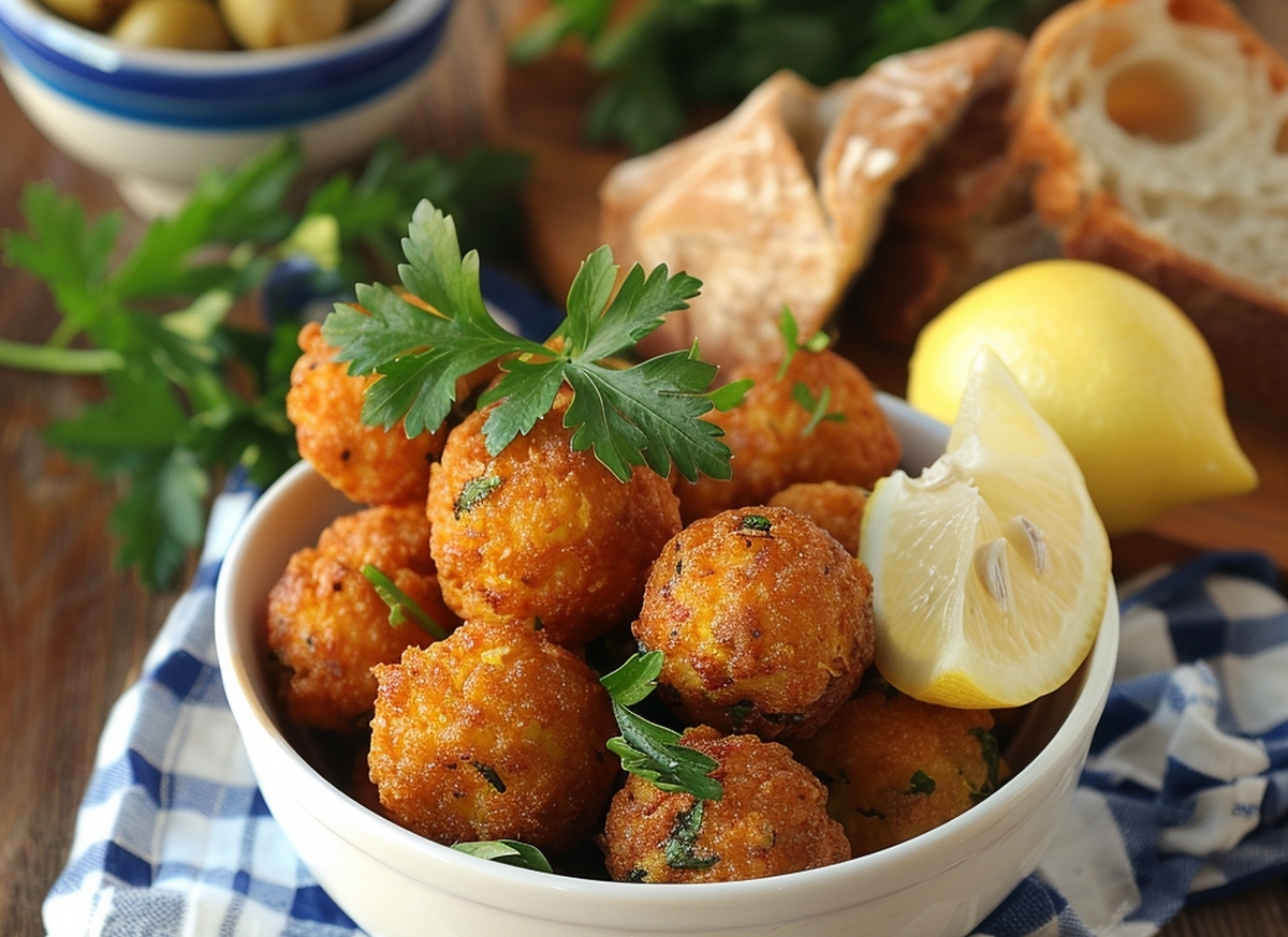 Crispy Greek tarama fritters: A coastal meze delight