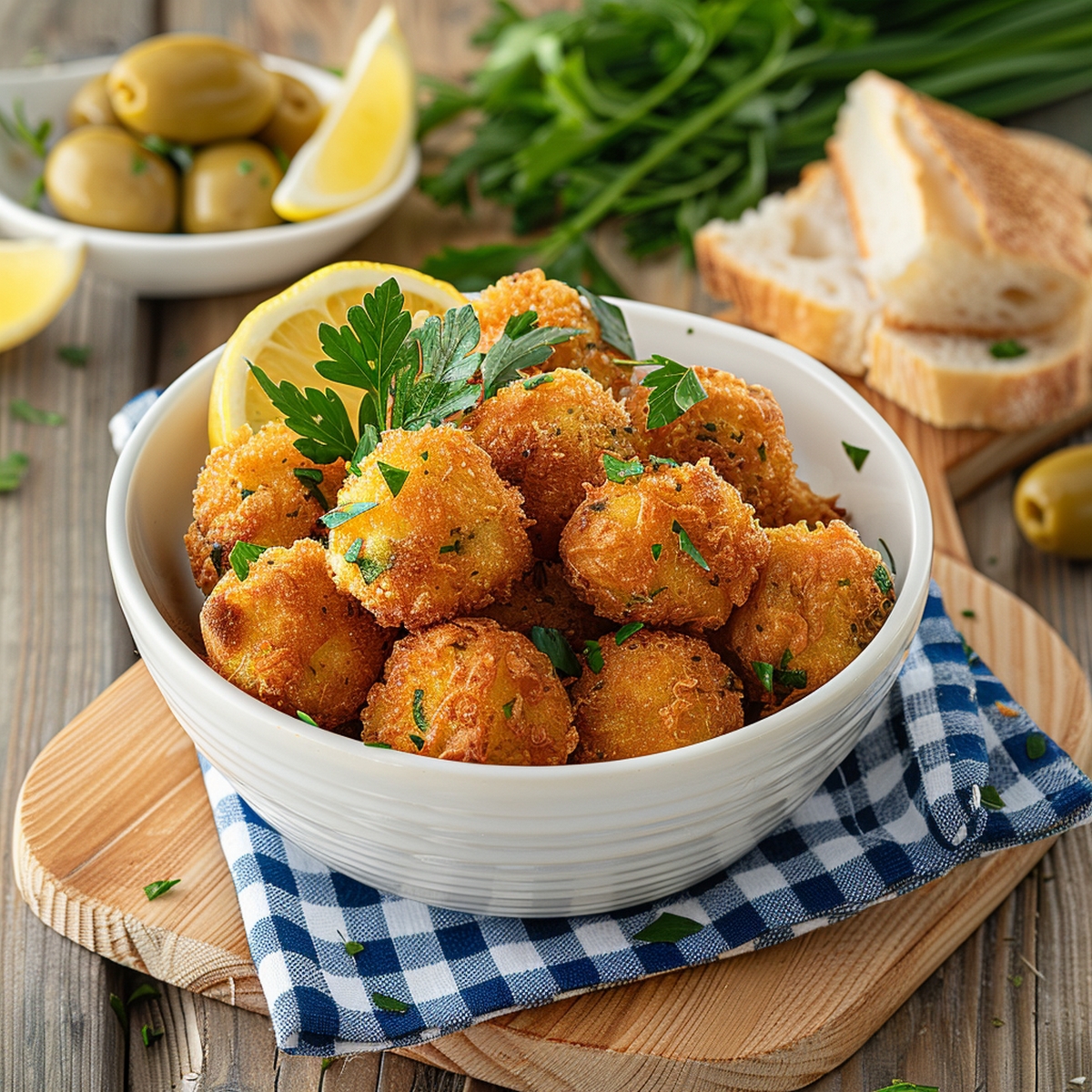 Tarama fritters: A traditional Greek meze favorite