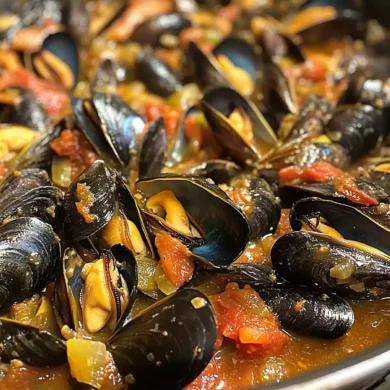 Savor the taste of Greece with Mussels Saganaki recipe